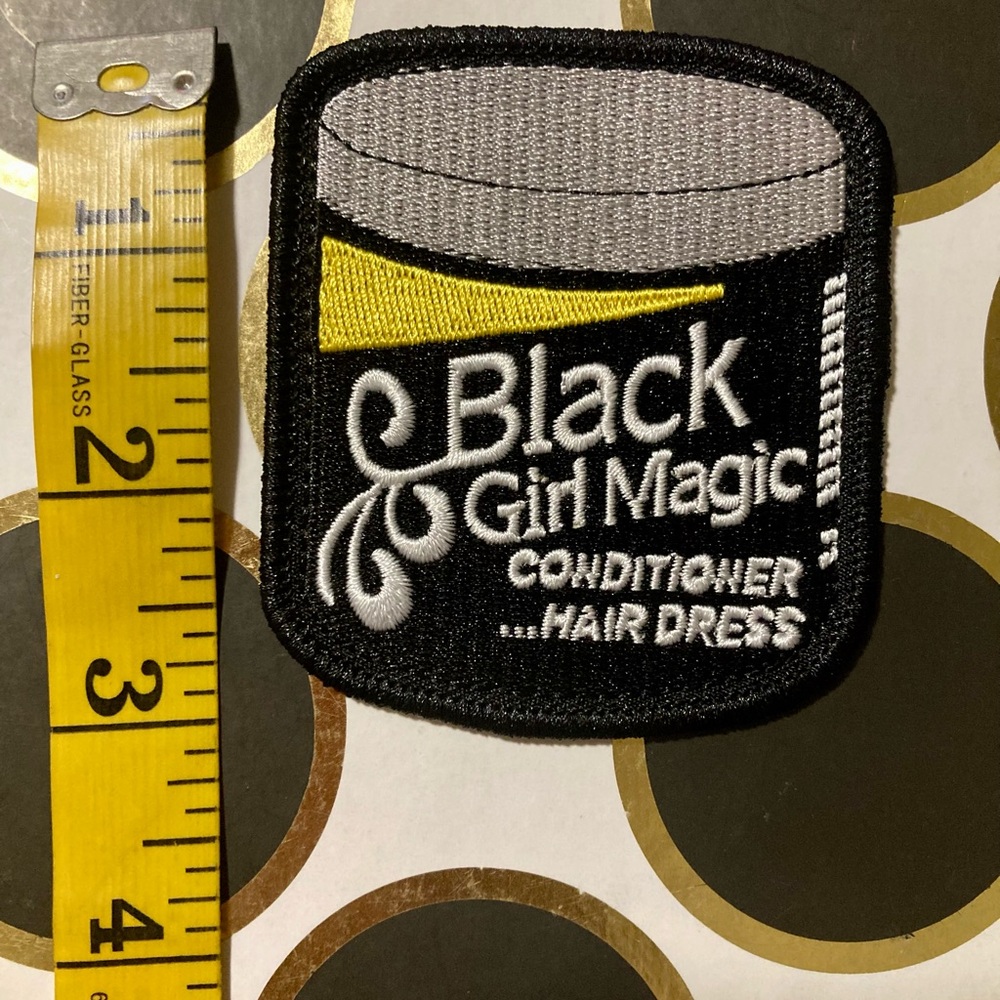Blue magic Black and Yellow Embroidered Patch - Picture 3 of 4